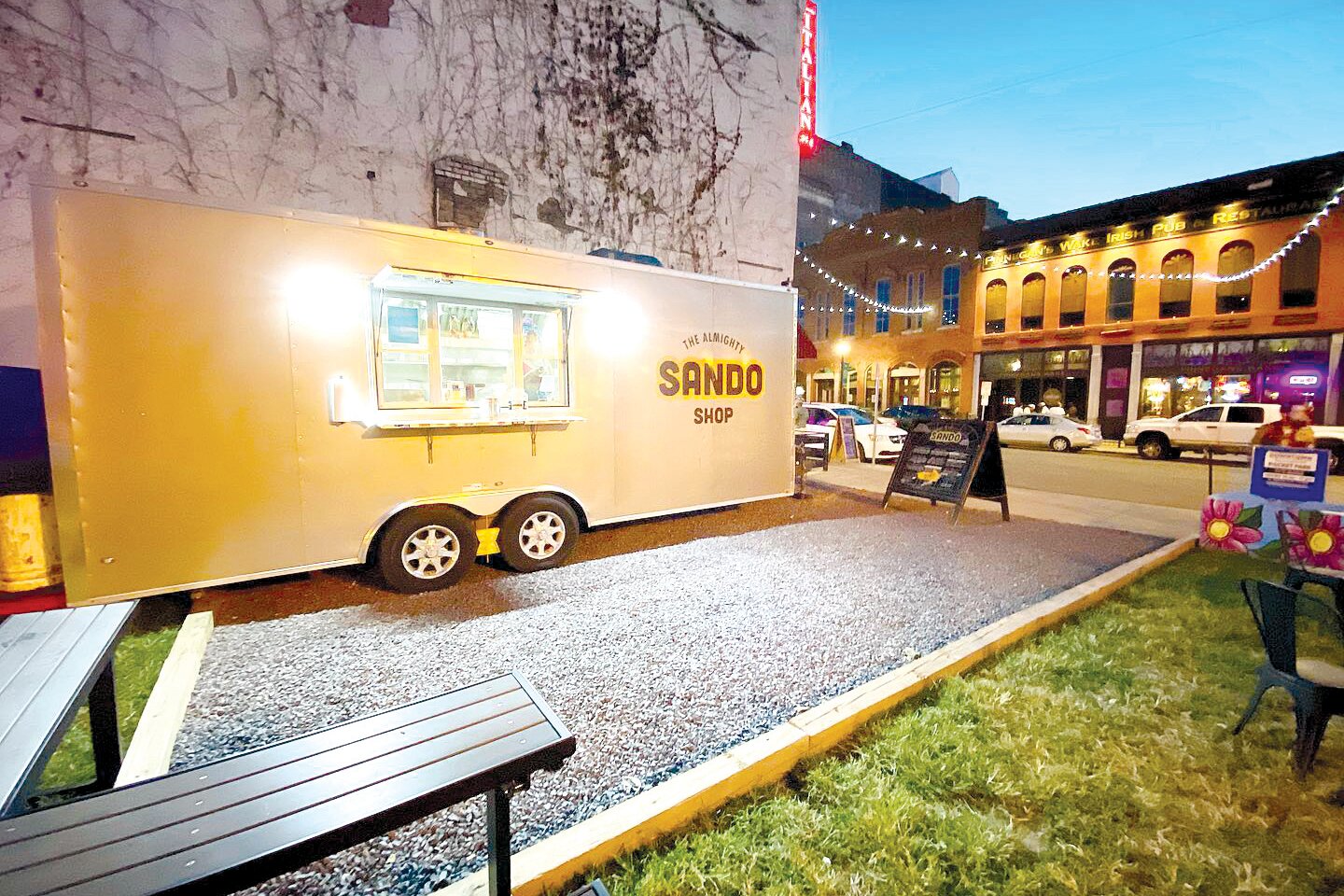 DOWNTOWN ADDITION: Pocket Park SGF welcomes food trucks at the corner of South Avenue and McDaniel Street.
